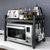 可伸缩厨房置物架微波炉架子烤箱收纳家用双层台面桌面多功能储物(伸缩款-单层（加粗加厚))