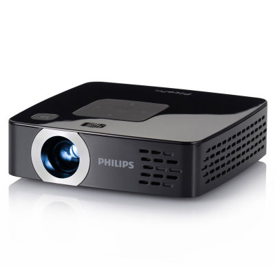 飞利浦（PHILIPS）PPX2480微型投影播放器（黑色）【真快乐自营  品质保障 】