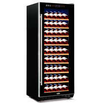 西伯仑XL-240智能恒温红酒柜 茶叶柜 冷藏柜 冰吧展示柜 明拉手黑挂杯(黑色明拉手展架)