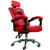 【京好】现代简约环保办公椅电脑椅家用可躺搁脚网布老板椅子E142(红色铝合金脚 7天内发货)