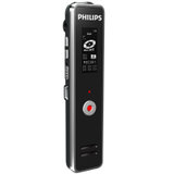 飞利浦录音笔VTR5100 8G高清远距离降噪声控MP3 VTR5000升级版(黑色)