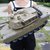 超大型儿童充电遥控坦克战车玩具汽车模型可发射子弹履带金属炮管儿童礼物(沙漠黄 双电配置送礼包+400子弹)
