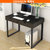 匠林家私台式电脑桌家用办公桌简约现代写字台简易书桌办公台(黑柳木 100cm)