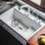 科恩纳石英石水槽单槽洗碗池家用厨房洗菜盆花岗岩加厚带沥水套餐(D8049珍珠白顶配套餐)