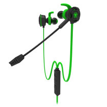 游戏电竞专用吃鸡神器听声辨位usb有线耳机入耳式7.1声道笔记本台式机电脑手机通用和平精英带麦克风(绿色)