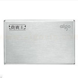 爱国（aigo）者贵宾王u盘L959 卡片式金属材质名片型超薄商务(银色 64g)