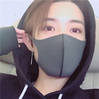 【口罩网红个性韩版男女儿童黑透气鹿晗同款可