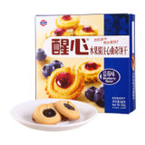 梦想醒心水果酱注心曲奇饼干蓝莓味66g/盒