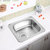 原装进口 韩国白鸟水槽 304不锈钢水槽单品 洗菜盆/小单槽IS480