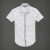 MACFION纯棉制品采用 舒适物料 品质上乘 适合亚洲人的修身衬衫F035 (黑条白色 180)