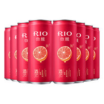 锐澳锐澳（RIO）洋酒 预调 鸡尾酒 果酒 西柚味 330ml*8罐 微醺系列 3度