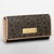 Calvin Klein/CK Jordan系列 女士长款钱包手拿包 36023103(棕色)
