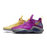 耐克男鞋Nike LeBron Soldier 14战士詹姆斯士兵14代紫金湖人鸳鸯篮球鞋CK6047-500(紫色 39)