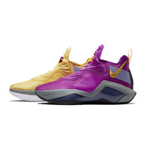 耐克男鞋Nike LeBron Soldier 14战士詹姆斯士兵14代紫金湖人鸳鸯篮球鞋CK6047-500(紫色 44)