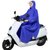 带袖雨衣电动车自行车雨披摩托车大厚单人男女电瓶车骑行雨具(均码：带袖+单帽檐+无手套（宝蓝） 默认)