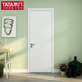 TATA木门 卧室门家用室内门卫生间门木质复合厨房套装门@001(瓷白色 直接购买)