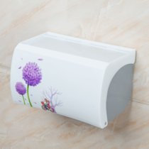 免打孔卫生间纸巾盒塑料厕所浴室防水手纸卷纸盒置物纸巾架抽纸盒(相伴一生)