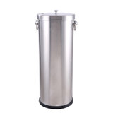 和畅HC GPX-131茶水桶不锈钢茶渣桶废茶叶收集桶 过滤桶泡茶桶配隔渣桶(大号)
