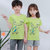 儿童夏季甜美时尚纯棉短袖T恤男女童多款可选（黄足球龙150cm）(绿鳄鱼 140cm)