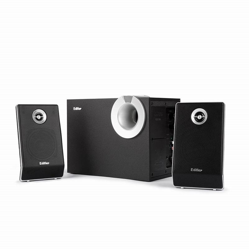 漫步者(edifier)r301t北美多媒电脑音箱 2.1有源木质低音炮音响