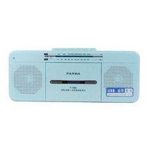 【赠清洗带】熊猫（Panda）F336 F-336 便携式磁带录音机收音USB接口复读机(蓝色)