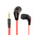 翊森(yison)入耳式立体声耳机 CX180(红色 不带麦克风)