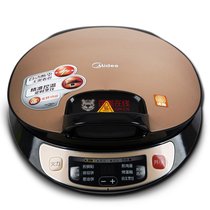 美的（Midea) JSN30T 电饼铛 悬浮式烤盘 导油槽设计 智能定时