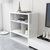 古宜 G107电视柜茶几组合现代简约客厅背景墙家具伸缩烤漆北欧电视机柜套装(书架)