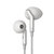 Libratone （小鸟音响）适用于苹果Lightning接口可调节降噪耳机 银色