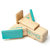 tegu积木玩具大块磁性木制玩具男孩女孩礼物创意DIY磁力积木拼装0-1-3-6-8-10岁(8件磁性木制积木未来世界乐博)