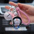 钥匙扣 卡通哆啦A梦头盔书包挂件钥匙挂件包包挂饰机器猫钥匙链创意情人节生日礼物(粉色)