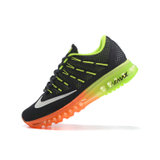 Nike/耐克air max2016 男女全掌气垫鞋跑步鞋运动鞋(黑荧光绿 42)