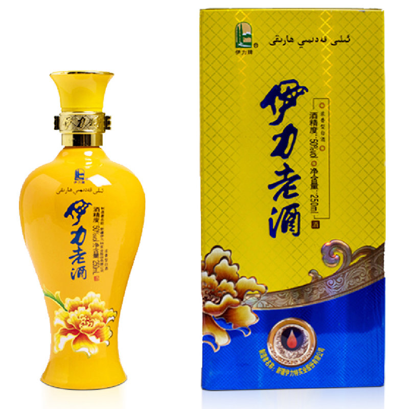 白酒伊力特伊力老酒小黄瓶浓香型白酒250ml50度10返回商品页