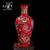 兆宏 景德镇陶瓷器 瓷器花瓶摆件 大号 大红龙凤纹鱼尾花瓶