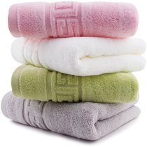 三利 全棉割绒洗脸毛巾4条装 加厚吸水面巾