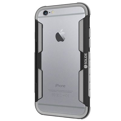 SOLiDE iPhone6/6s plus 美国军规 防摔手机壳边框 名片卡片收纳 视频支架