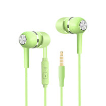 入耳式耳机高音质k歌适用vivo苹果oppo手机安卓华为小米通用线控有线耳机(经典版-绿色 官方标配)