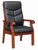 巢湖华美HM-Y457实木会议椅舒适久坐办公室办公椅(红胡桃色 实木办公椅)