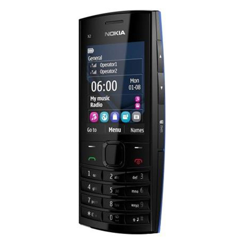 诺基亚02年机型,诺基亚2006年机型 诺基亚nokiax202gsm双卡直板t9按键时尚手机黑色