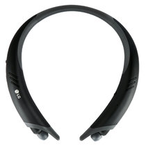 LG HBS-A100无线音乐运动蓝牙耳机 外放立体声扬声器跑步防汗防水(黑色)