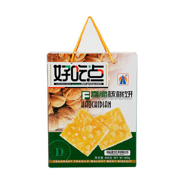 好吃点 香脆核桃饼 800g/盒