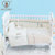 婴儿床品套件七件套 宝宝床帏床围防皱 纯棉床单（可拆洗）(泰迪熊-床笠款 65*120)
