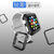 苹果手表保护壳iwatch4代3/2/1表套apple watch series边框保护套40mm配件44mm/42m(_4代44mm_气质黑色边框硬壳/H)
