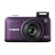 佳能（canon）PowerShot SX220HS数码相机（紫色）