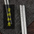 角拓者 日式304空心不锈钢筷子家用防滑霉10双5 圆头合金铁筷子家庭套装(吉祥如意10双)