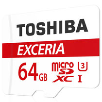 东芝（TOSHIBA） 64GB 90MB/s TF(micro SD) 存储卡 UHS-I U3 Class10 高速存储卡 支持4K拍摄 内存卡 存储卡 tf卡【真快乐自营 品质保证】东芝高端工艺精心打造，高达90MB/s的读取速度【新老包装随机发货】