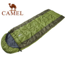 Camel/骆驼户外睡袋 野营户外成人睡袋超轻 春夏可拼接双人睡袋 2FB1002(叶绿右边)