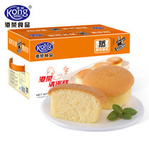 港荣清蛋糕 整箱1kg糕点点心半熟芝士蛋糕蒸营养早餐零食品小面包