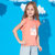 abckids童装 2018新款夏装上衣儿童体恤女童短袖t恤短款圆领纯棉F8211001D(90cm 火烈鸟红)