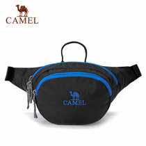 camel/骆驼户外腰包 男女通用旅行露营徒步出游休闲腰包 A7S3K9104(黑色)